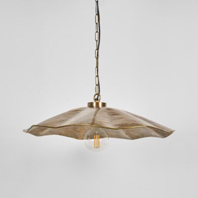 Whitehaven French Provincial Ceiling Pendant Hammered Antique Brass
