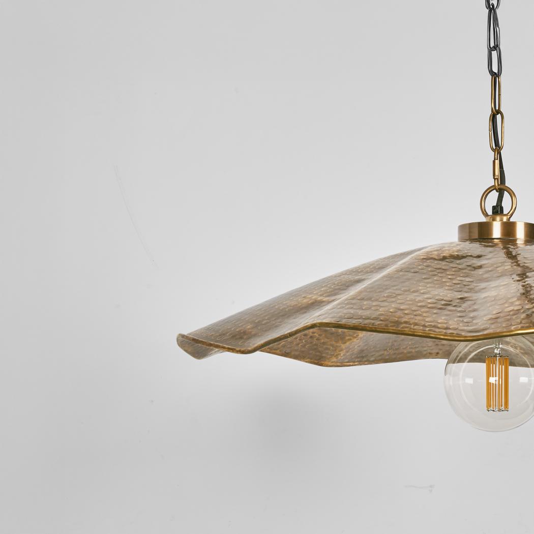 Whitehaven French Provincial Ceiling Pendant Hammered Antique Brass