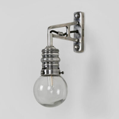 Whitley Industrial Outdoor Wall Light Silver