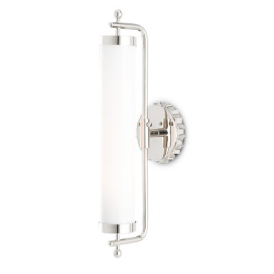 Whitmoor Hamptons Wall Light Polished Nickel