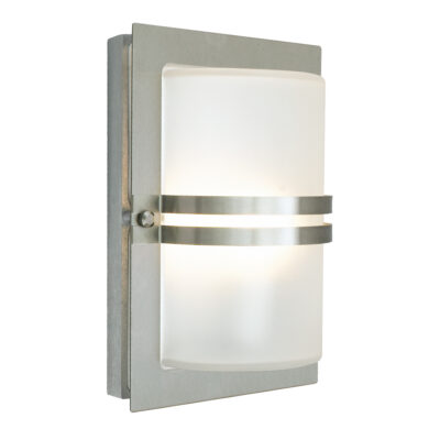 Whitmore Quay Coastal Outdoor Wall Lantern in Stainless Steel