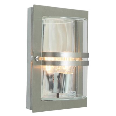 Whitmore Quay Modern Outdoor Wall Lantern Stainless Steel
