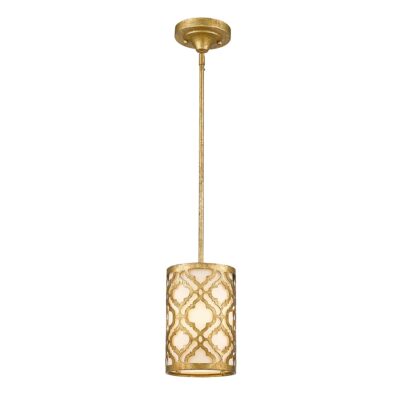 Wickham Vale Hamptons Mini Pendant Distressed Gold Lattice
