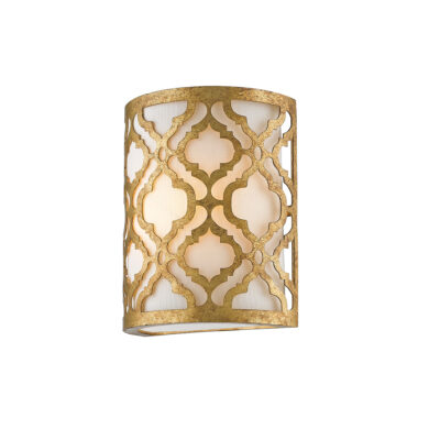 Wickham Vale Pierced Gold Half-Moon Wall Light
