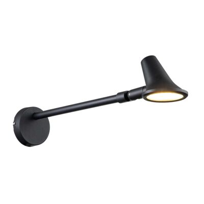 Wickmere Modern Directional Outdoor Wall Light Black