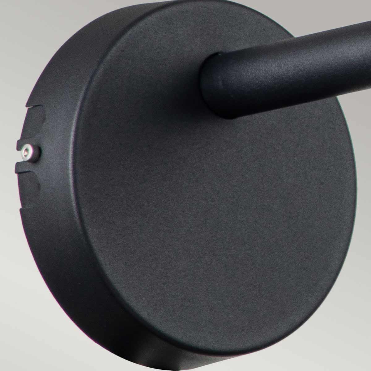 Wickmere Modern Directional Outdoor Wall Light Black Wickmere Modern Directional Outdoor Wall Light Black — detail view