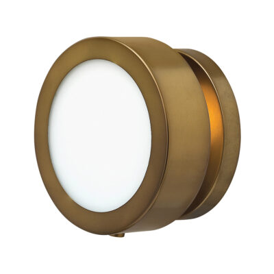 Wickstead Heritage Brass Round Wall Light