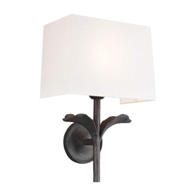 Willowmere Hall French Provincial Wall Light in Aged Iron