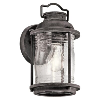 Windermere Cove Hamptons Outdoor Wall Lantern Weathered Zinc