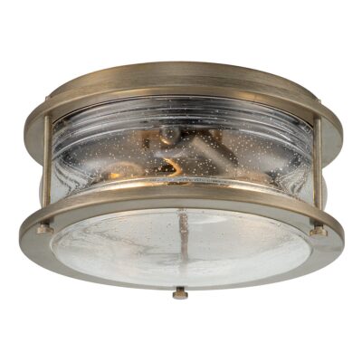 Windermere Cove Heritage Outdoor Ceiling Flush Burnished Bronze