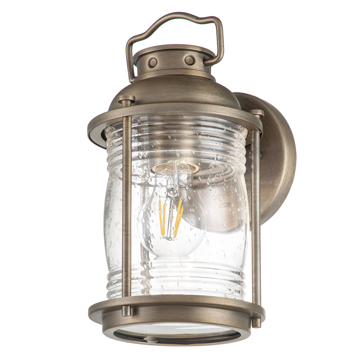 Windermere Cove Heritage Outdoor Wall Lantern in Burnished Bronze Windermere Cove Heritage Outdoor Wall Lantern in Burnished Bronze