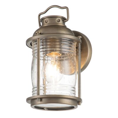 Windermere Cove Heritage Outdoor Wall Lantern in Burnished Bronze