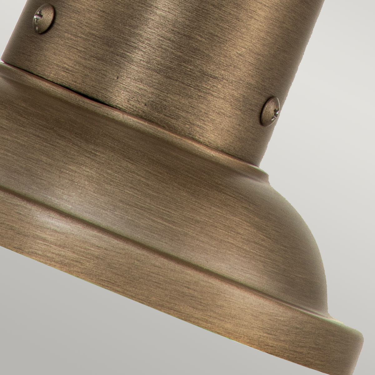 Windermere Cove Transitional Outdoor Pedestal Lantern Burnished Bronze Windermere Cove Transitional Outdoor Pedestal Lantern Burnished Bronze — detail view