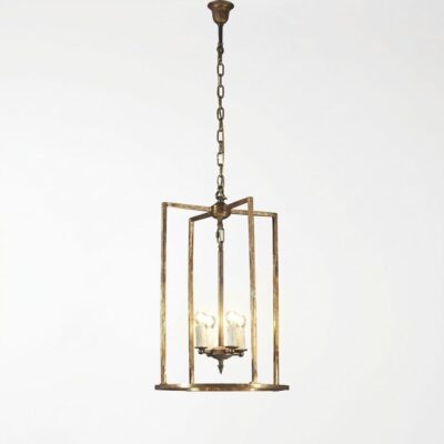 Windermoor French Provincial Cage Ceiling Pendant Antique Brass