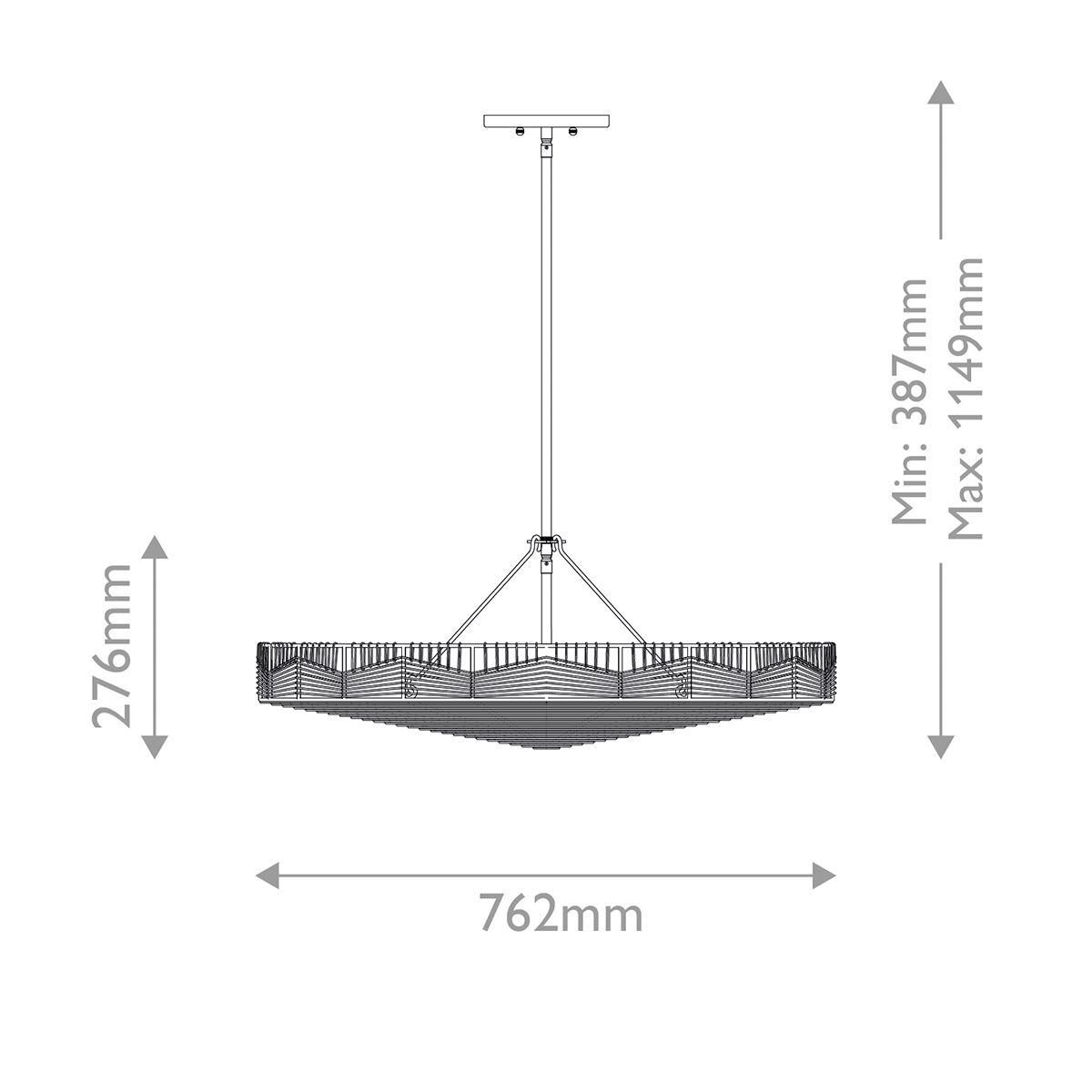 Winsloe Hamptons Woven Rattan Pendant Black Winsloe Hamptons Woven Rattan Pendant Black