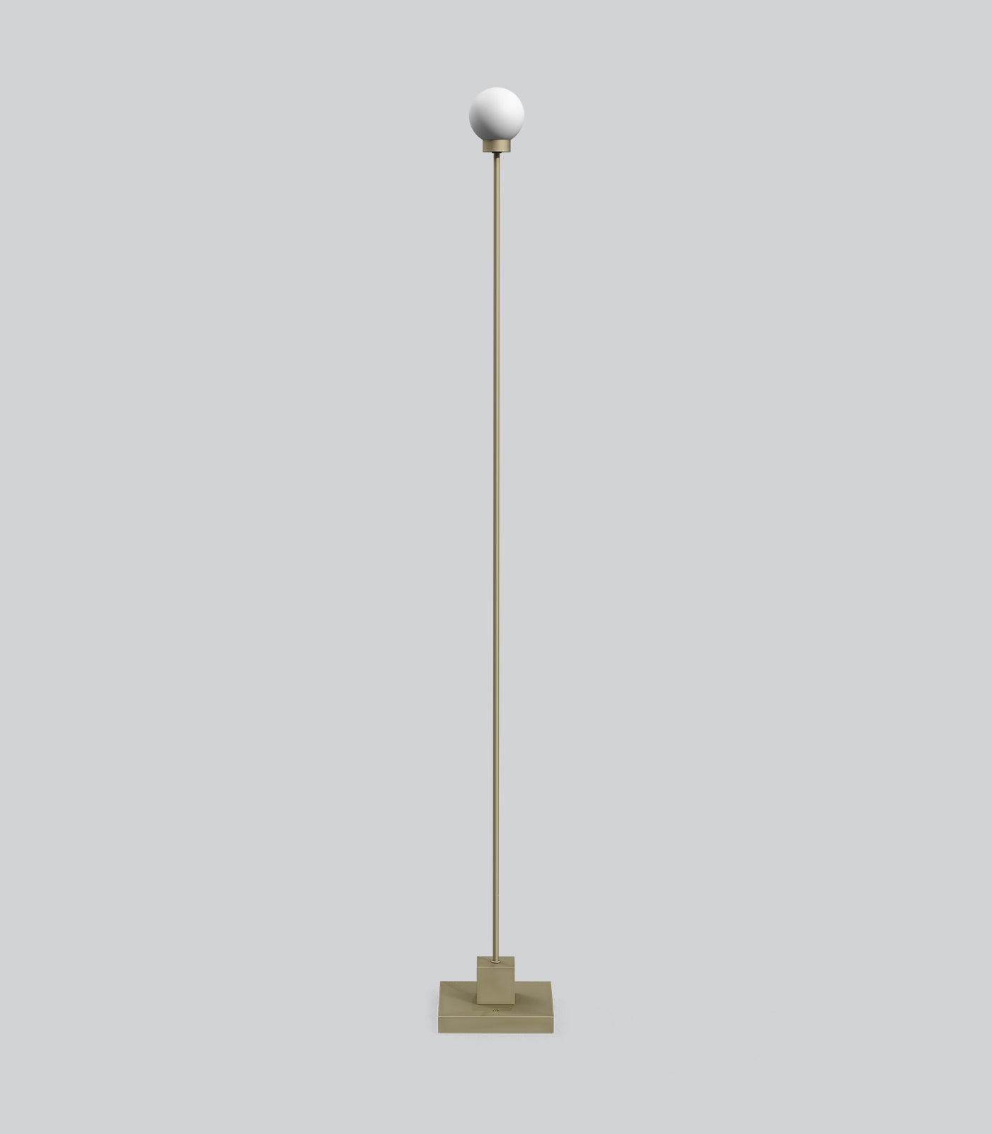 Winterbloom Contemporary Portable Floor Lamp Brass Grey Beige
