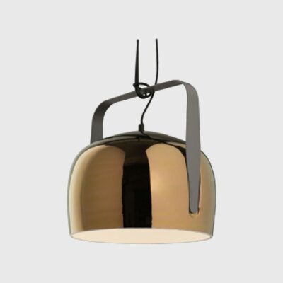 Winterbourne Contemporary Bag Pendant Light Glossy Bronze