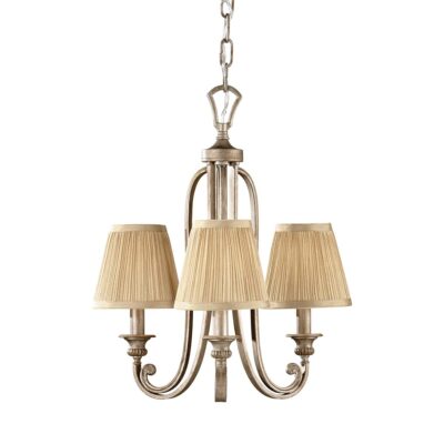Winterbourne French Provincial 3 Light Chandelier Silver Sand