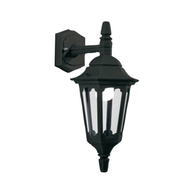 Winterbrook Petite Traditional Outdoor Wall Lantern Black