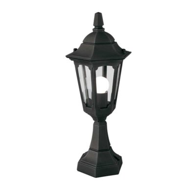 Winterbrook Petite Traditional Pedestal Lantern Black