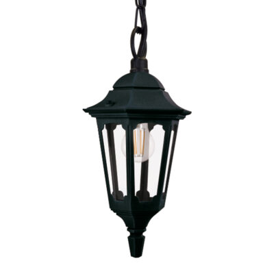 Winterbrook Traditional Chain Lantern Black