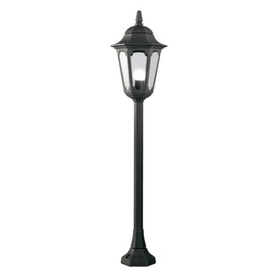 Winterbrook Traditional Outdoor Pillar Lantern Black