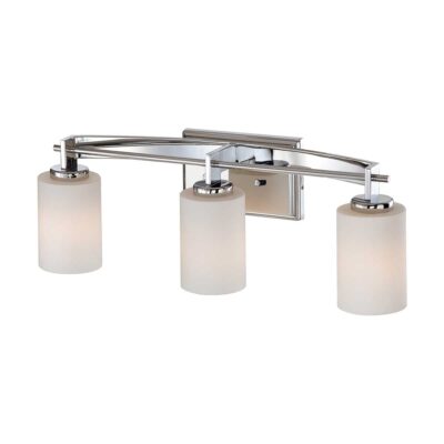 Winterford Contemporary 3 Light Wall Light Polished Chrome