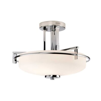 Winterford Contemporary Ceiling Semi-Flush Polished Chrome