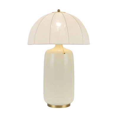 Wintergarden Hamptons Table Lamp Satin Cream & Brushed Gold