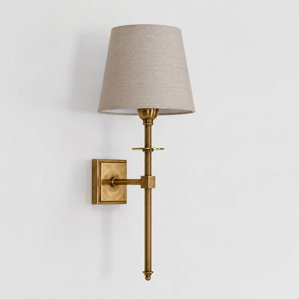 Winthrop Hamptons Wall Light Antique Brass Winthrop Hamptons Wall Light Antique Brass