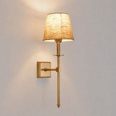 Winthrop Hamptons Wall Light Antique Brass