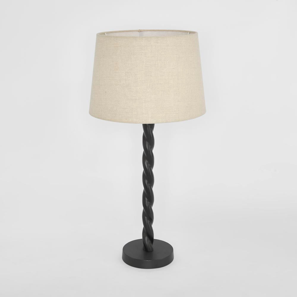 Wisteria French Provincial Barley Twist Table Lamp Base Black