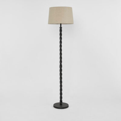 Wisteria French Provincial Twisted Iron Floor Lamp Base Black