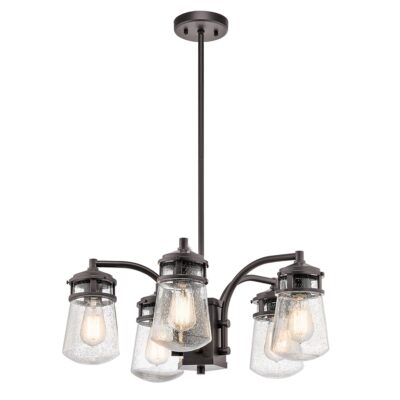 Wistmoor Hamptons 5 Light Outdoor Chandelier Bronze