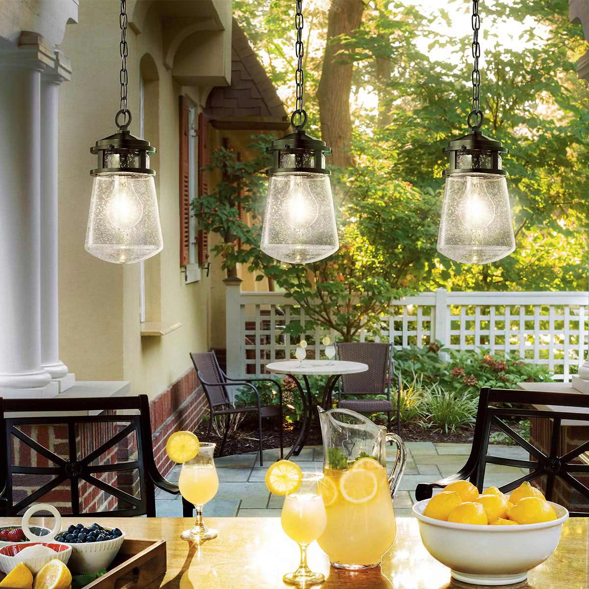 Wistmoor Hamptons Chain Lantern Pendant Bronze Wistmoor Hamptons Chain Lantern Pendant Bronze — in situ view