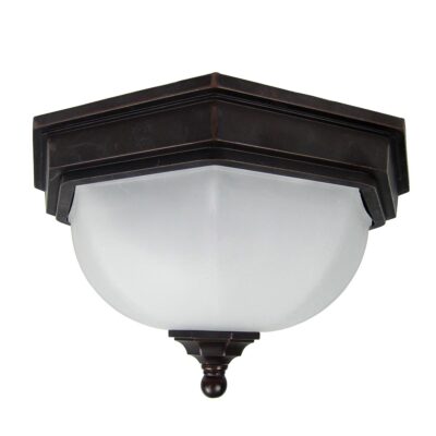 Woldmere Traditional Outdoor Ceiling Flush Old Bronze