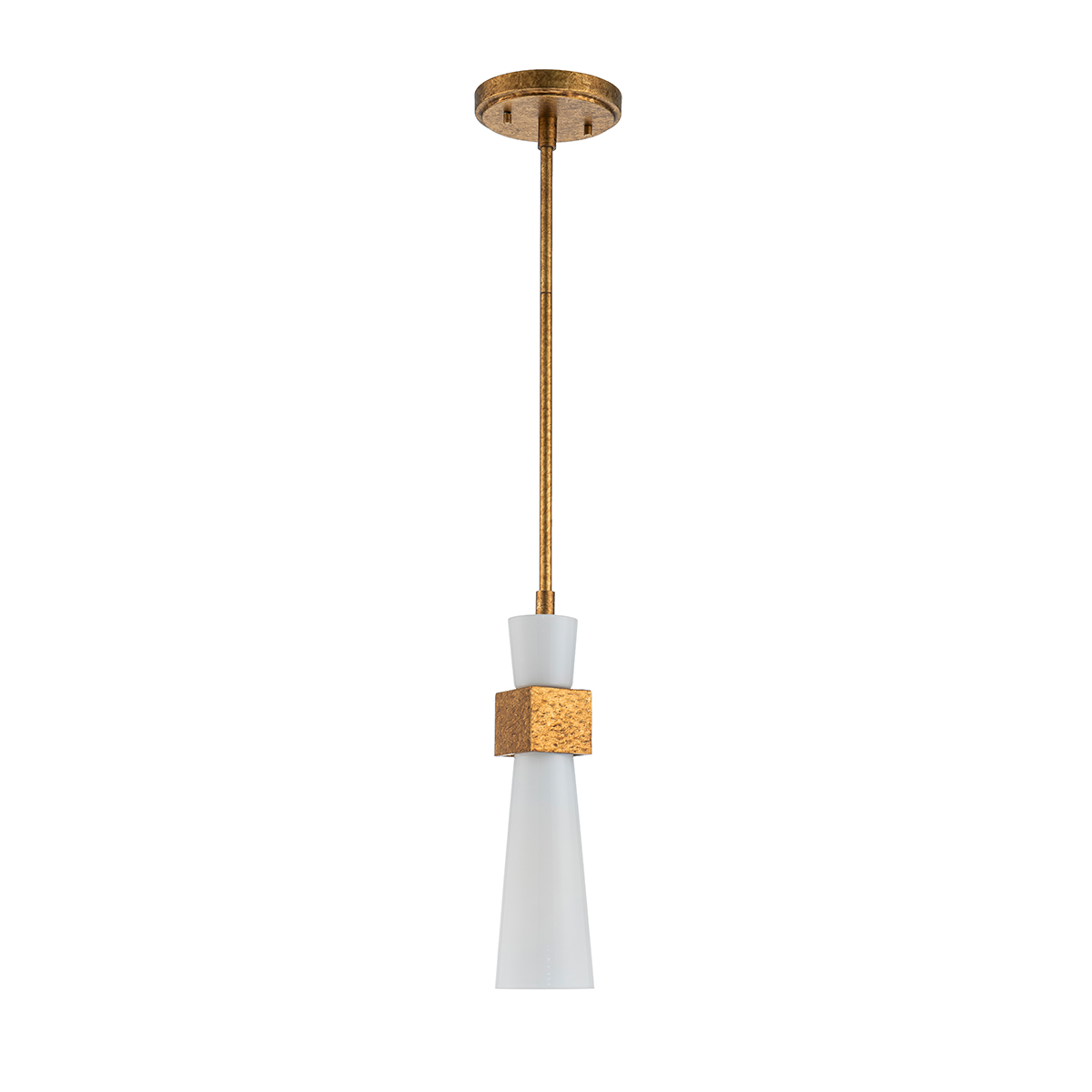 Wrenbury Contemporary Mini Pendant Distressed Gold Wrenbury Contemporary Mini Pendant Distressed Gold