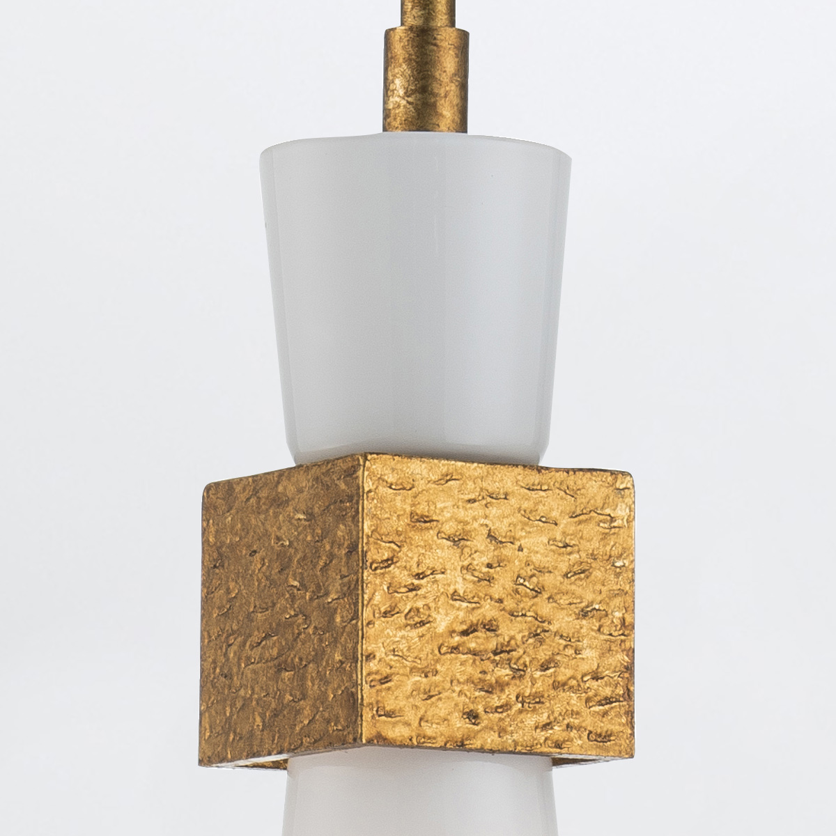 Wrenbury Contemporary Mini Pendant Distressed Gold Wrenbury Contemporary Mini Pendant Distressed Gold — detail view