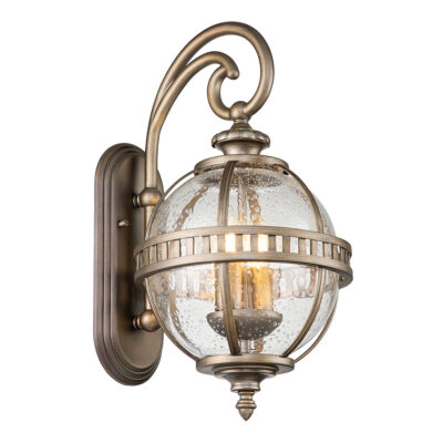 Wrenholt Traditional Outdoor Wall Lantern Champagne Bronze