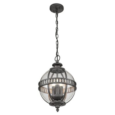 Wrenholt Victorian Globe Chain Lantern Grey