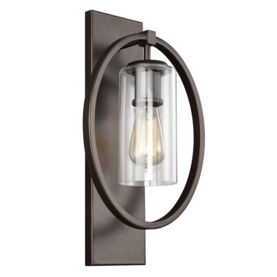 Wrensley Contemporary Wall Light Antique Bronze