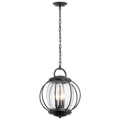 Yarrambat Grove Outdoor Hanging Pendant Textured Black