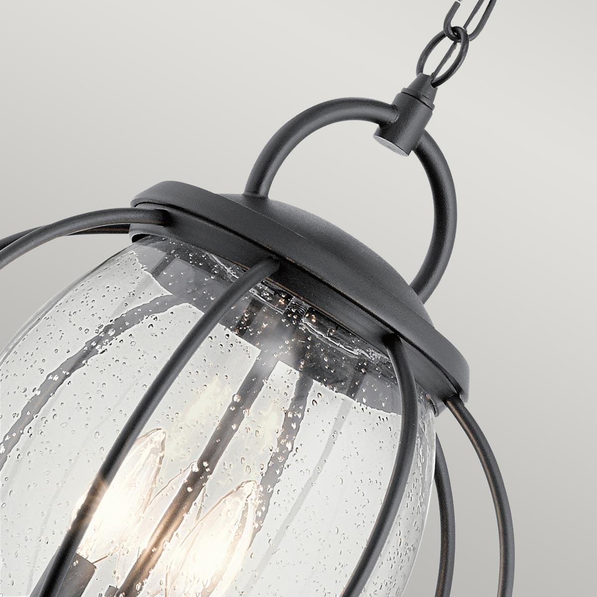 Yarrambat Grove Outdoor Hanging Pendant Textured Black Yarrambat Grove Outdoor Hanging Pendant Textured Black — detail view