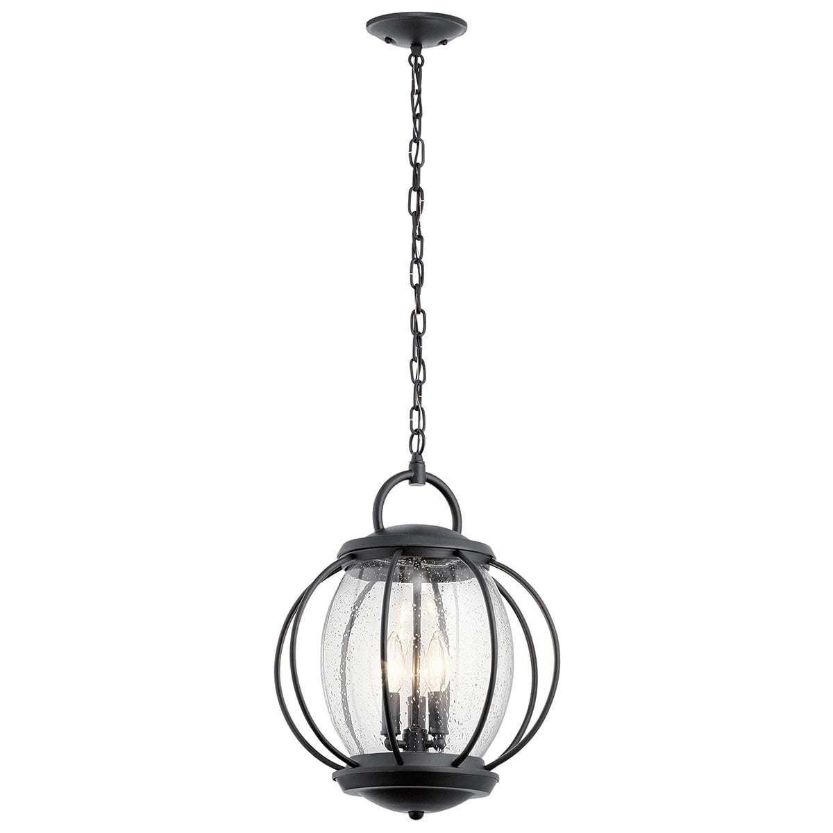 Yarrambat Grove Outdoor Hanging Pendant Textured Black