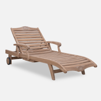 French Provincial Outdoor Sun Lounge